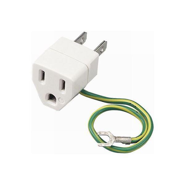 YAZAWA 変換アダプター Y02FP100WH〔×10セット〕