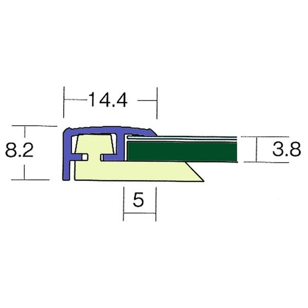 〔パネルフレーム〕軽いフレーム・UVカットPET付 ポスターフレームカラーズB1（1030×728mm）ブルー