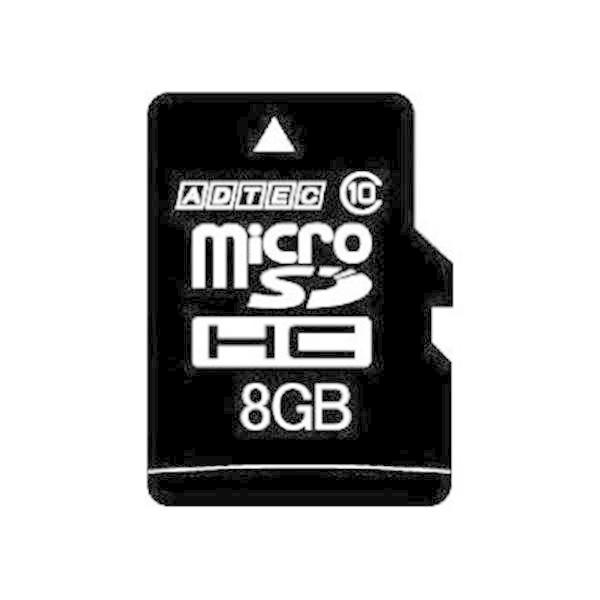 アドテック microSDHC 8GBClass10 SD変換アダプター付 AD-MRHAM8G 10R 1枚 〔×10セット〕