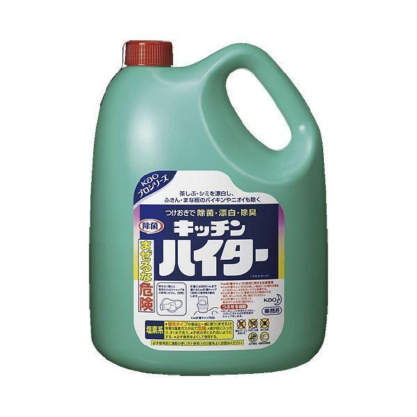 洗濯機可 (まとめ)キッチンハイター 業務用 5kg 3本〔×2セット〕 台所洗剤、洗浄用品 花王 ハイターE 5kg×3本/ケース 業務用 花王プロシリーズ