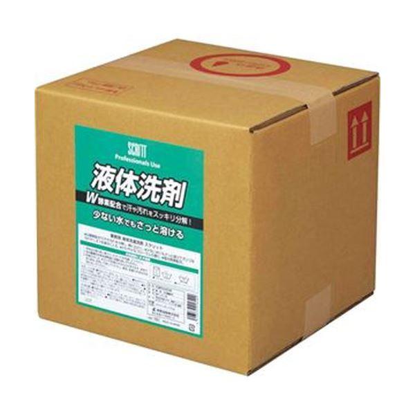 【新作入荷!!】 (まとめ買い)熊野油脂 1箱〔×3セット〕 衣料用液体洗剤10L スクリット 液体洗剤