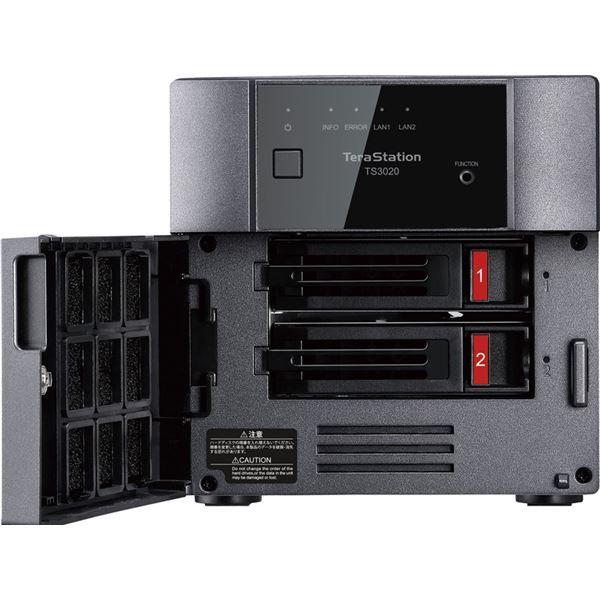 USED バッファロー TeraStation TS3220DNシリーズ 2ベイデスクトップNAS 8TB TS3220DN0802 【VQ3424991321】(121126円)
