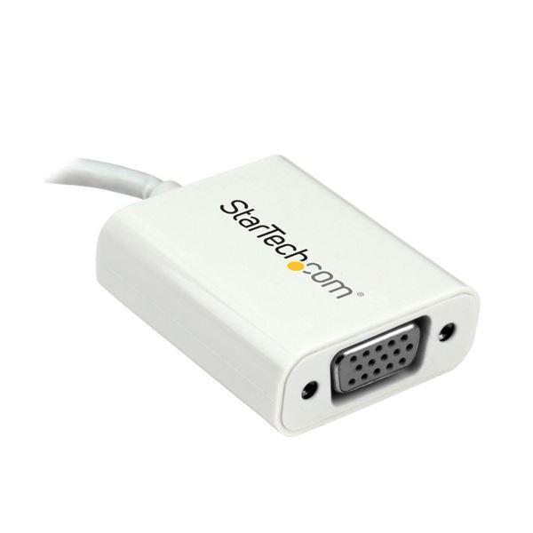 公式通販で開催のセール StarTech.com USB-C-VGA変換アダプタ USB Type-C（オス）-アナログRGB ホワイト CDP2VGAW 1個