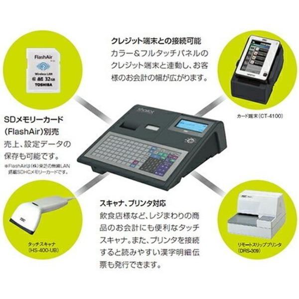 91%OFF!】 東芝テック レジスター FS-770 ブラック 事務機器 | www