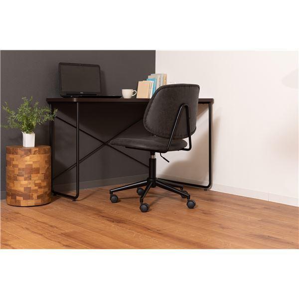 【2026年1月8日以降の発送予定】 オフィスチェア デスクチェア 約幅56cm ブラック 昇降式 回転式 スチール キャスター 組立品 リビング 在宅ワーク 【2319774001】(11841円)