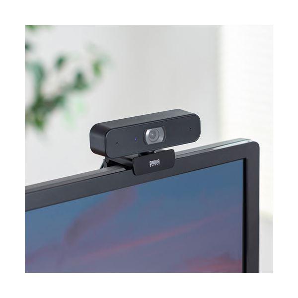 【24時間以内発送】 サンワサプライ ステレオマイク内蔵WEBカメラ CMS-V64BK 【3014424239】(15387円)