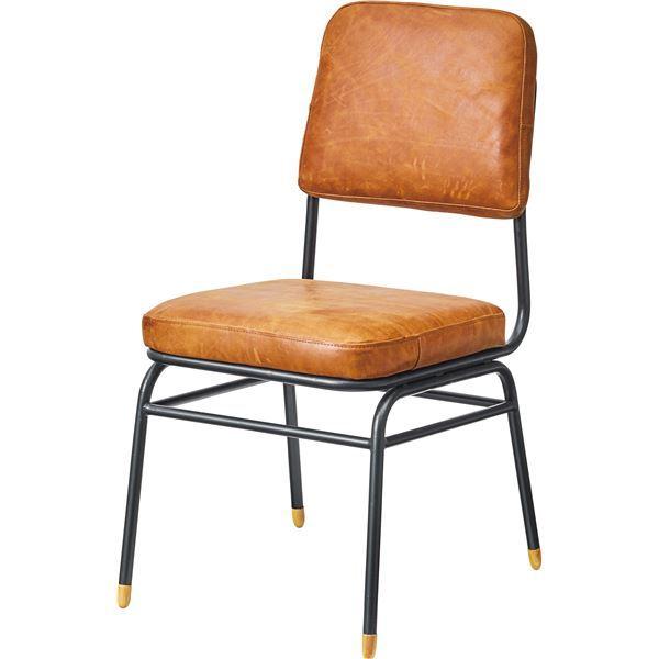 ダイニングチェア パーソナルチェア 約幅45cm キャメル 本革 スチール 完成品 リビング 在宅ワーク 店舗 インテリア家具 キャメル 本革 パーソナルチェア 約幅45cm スチール 完成品 リビング 在宅ワーク 店舗 約 ダイニングチェア インテリア家具 食卓椅子 ダイニング
