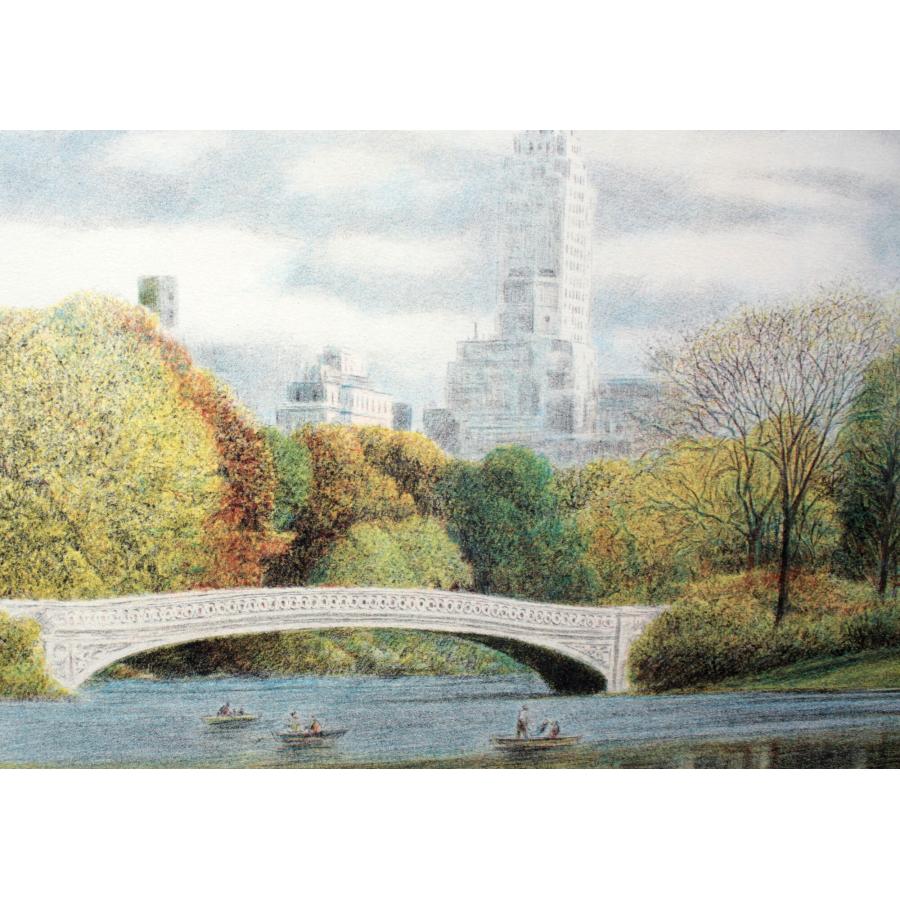 ハロルド・アルトマン『ボウブリッジ』リトグラフ 絵画 - 北海道画廊