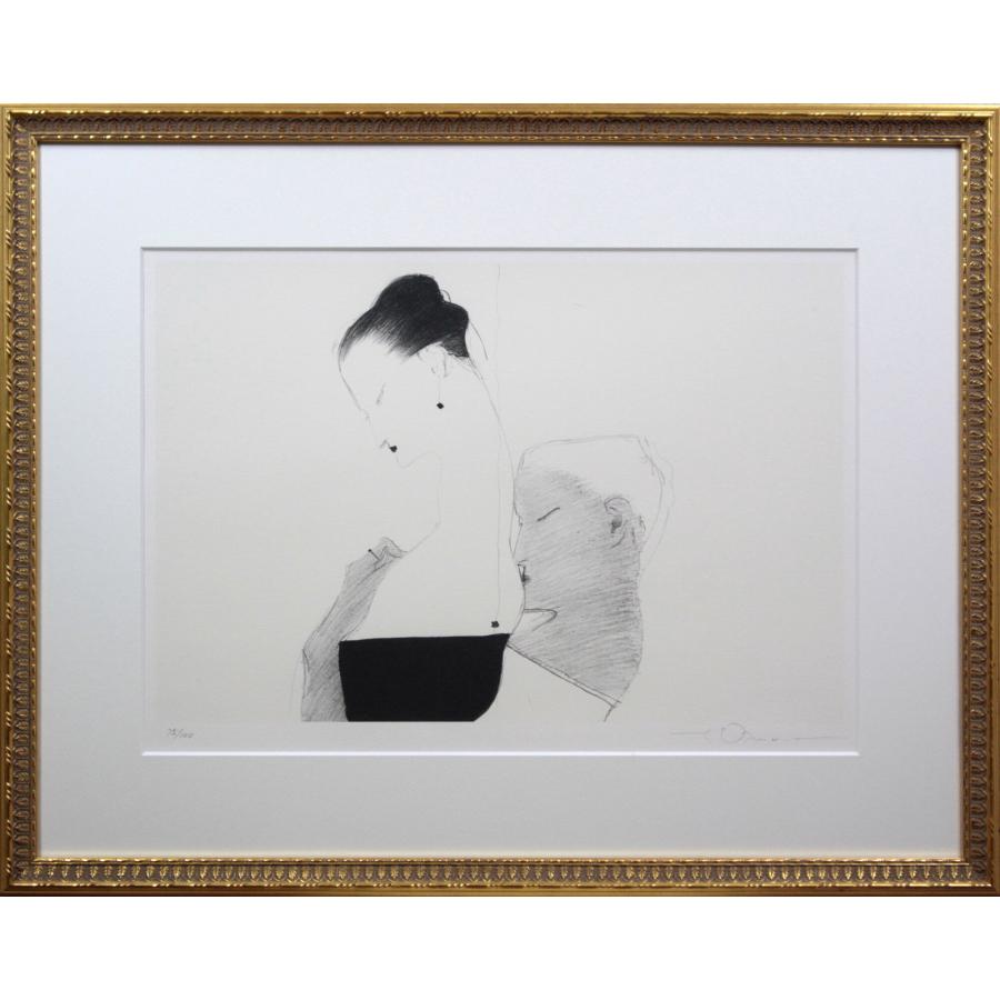 天野喜孝 「男と女」 リトグラフ 版画 絵画 - 北海道画廊 : 北海道画廊