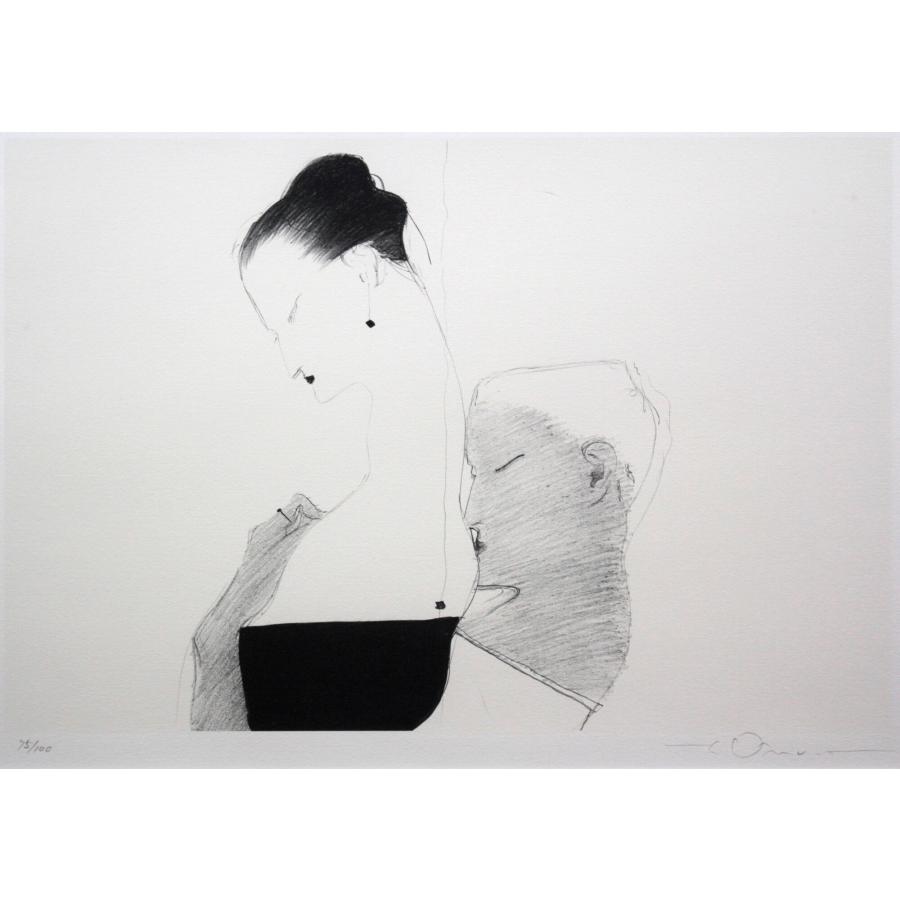 天野喜孝 「男と女」 リトグラフ 版画 絵画 - 北海道画廊 : 北海道画廊