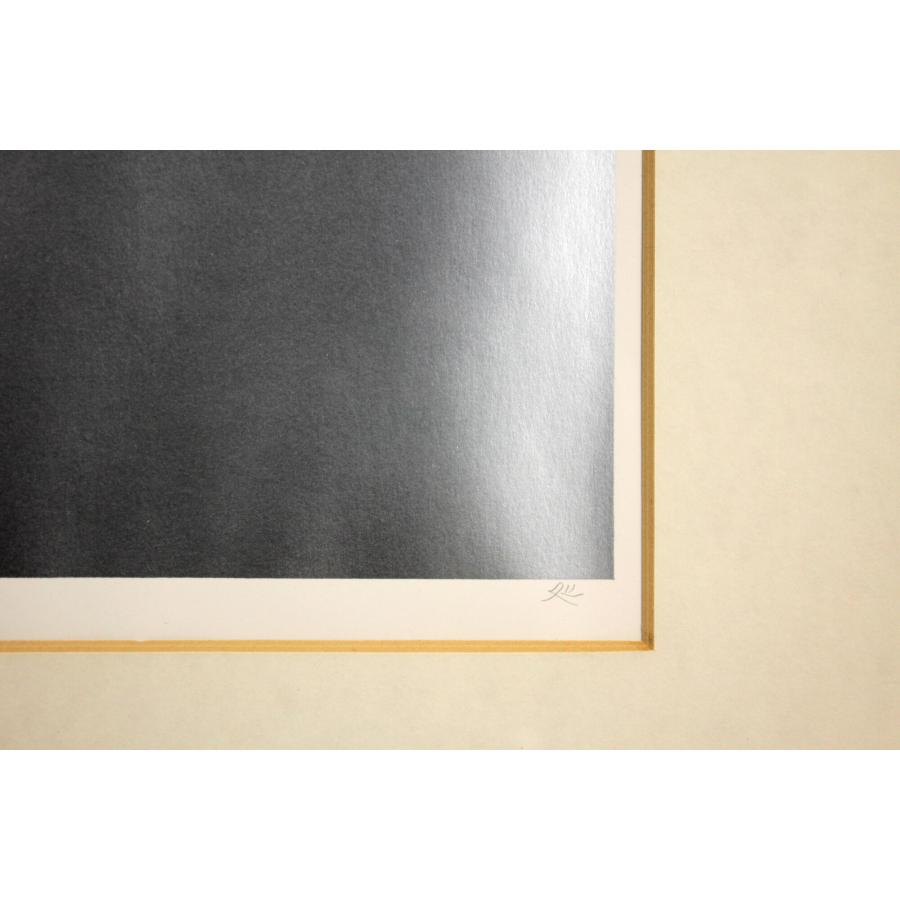 加山又造 「黒いガウンの裸婦 81-A」 リトグラフ 版画 絵画 - 北海道画廊の画像