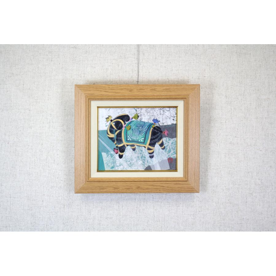 岡恵子 「象」 日本画 絵画 - 北海道画廊_4