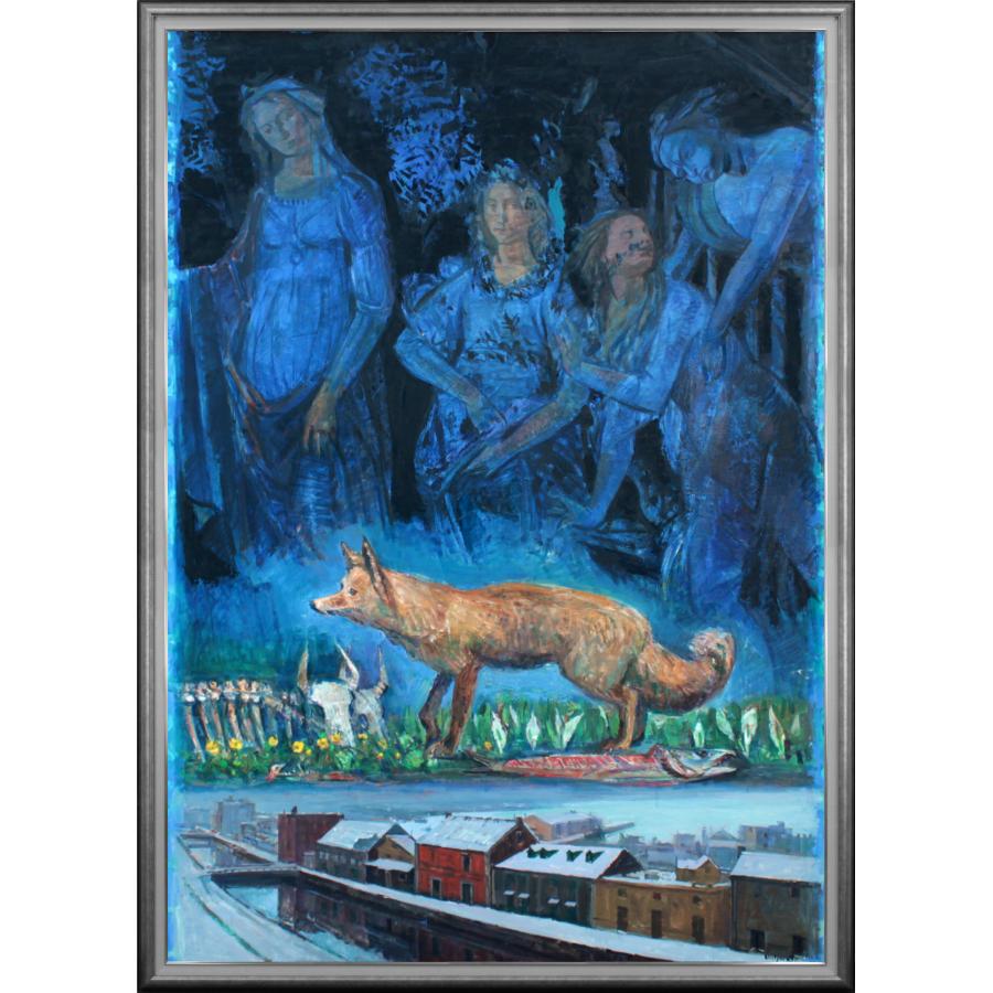 豊田満 「玄冬」 油絵・油彩画 絵画 - 北海道画廊 : 北海道画廊 豊田満 「玄冬」 油絵・油彩画 絵画 - 北海道画廊 : 北海道画廊
