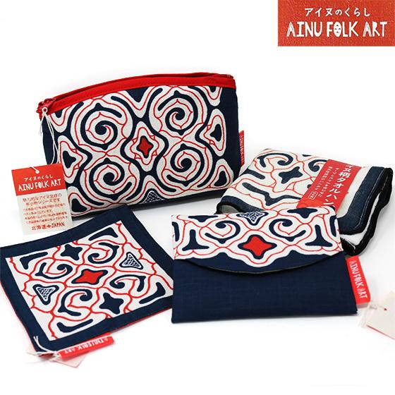 アイヌのくらし かぶせティッシュケース 北海道 お土産 おみやげ 小物