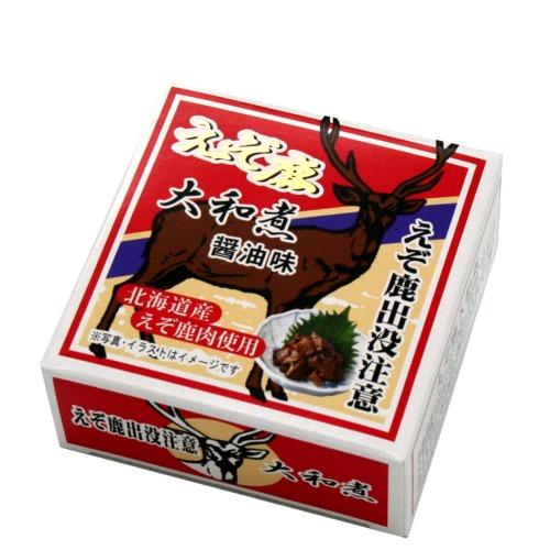 北都 えぞ鹿大和煮 醤油味 缶詰 70g 北海道 お土産 ご飯のお供 ジビエ