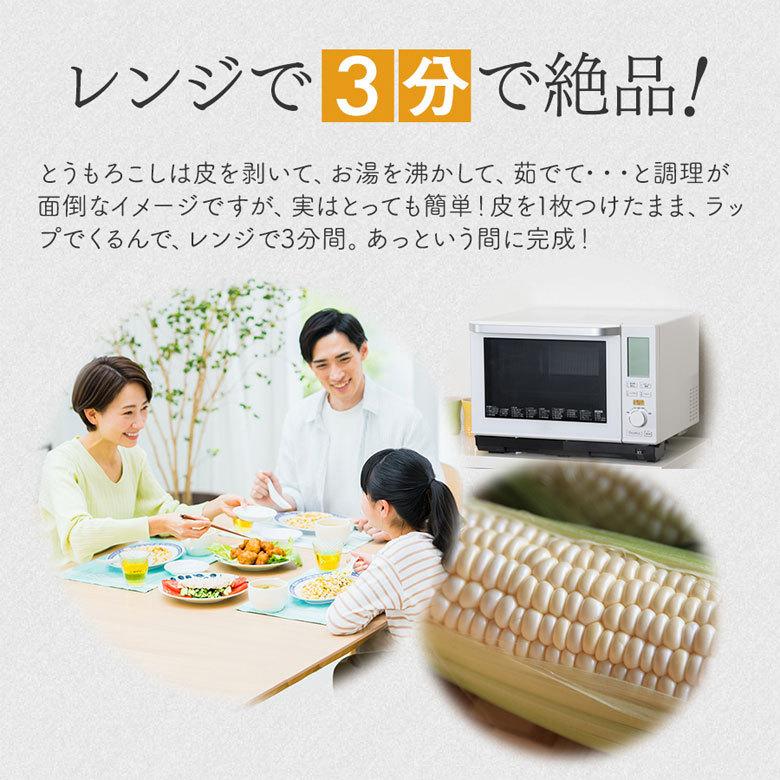 とうもろこし 北海道産 帯広 【2023年8月下旬より発送】 生でも食べられる 白いとうもろこし 雪の妖精 本田農場 産地直送｜hokkaimaru｜07