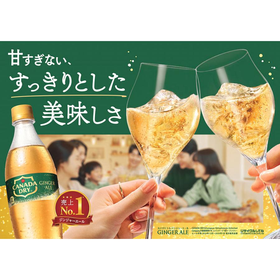 カナダドライ コカコーラ ジンジャーエール 90本(30本×3ケース) 送料