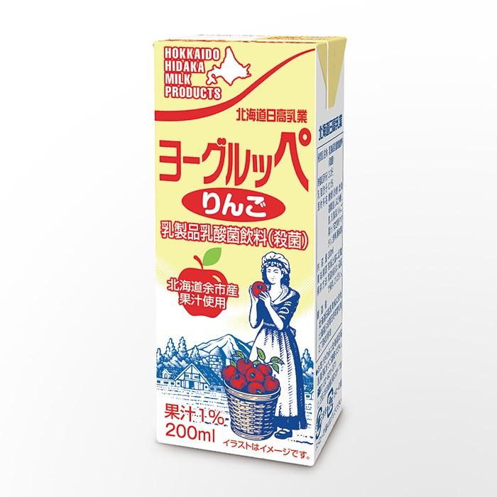 北海道日高乳業 ヨーグルッペりんご 0ml 24本 Majesticxpress Com