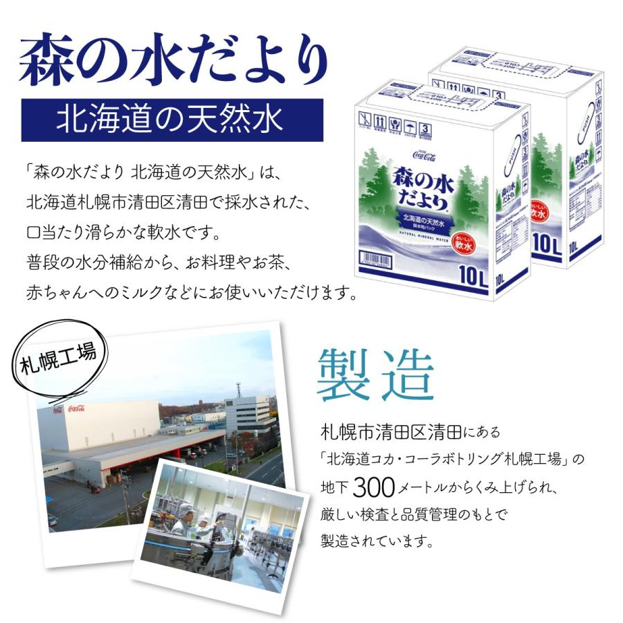 森の水だより 北海道の天然水 10l 2箱セット 北海道工場製造 北海道サービスショップ 通販 Paypayモール