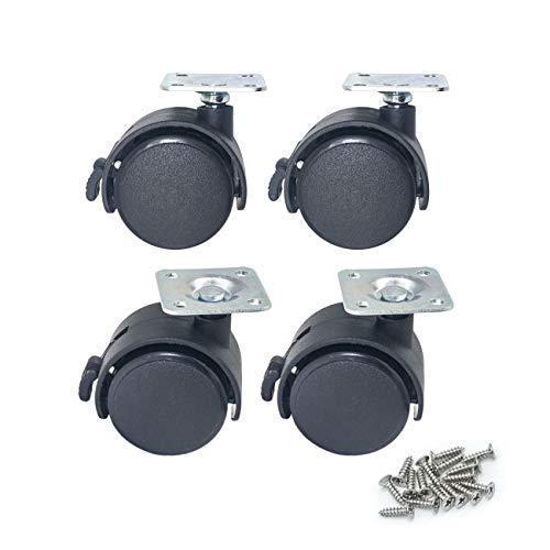 超特価sale開催 Yongxuan 家具用ハードゴムキャスター 交換タイヤキット キャスター取替え Diy 交換用ホイール 建築物用金具 Servisalass Com