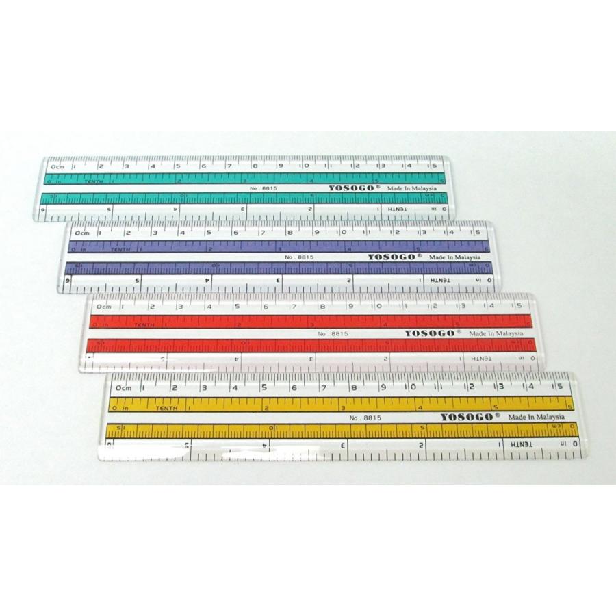 １５ｃｍ定規 クリアプラスチック 高品質 まとめ買い 12個パック Plasticruller 15 ホーコーステーショナリー 通販 Yahoo ショッピング