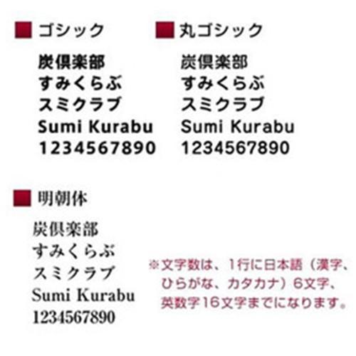 ゴルフ ネームプレート・スクエアタイプ カラー文字 ピンク|hokota|02