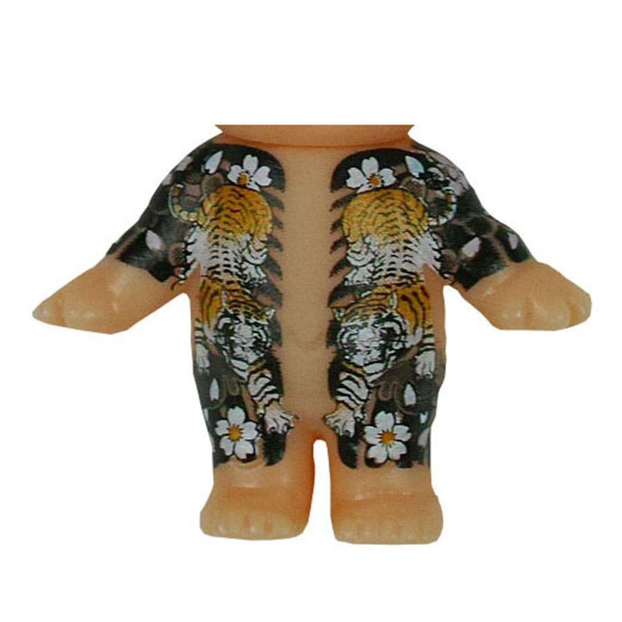 キユーピー 刺青キューピーストラップ/表虎/裏風神 : 名入れストラップ