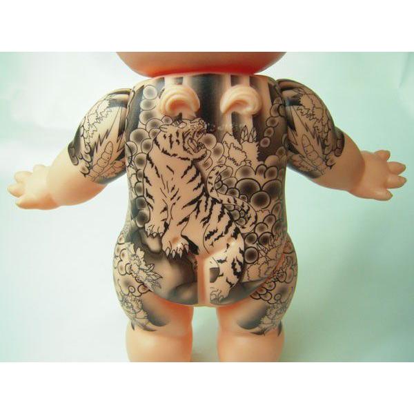 キユーピー 刺青キューピー/28cm/筋彫り/龍/虎 : 名入れ キユーピー 刺青キューピー/28cm/筋彫り/龍/虎 : 名入れ