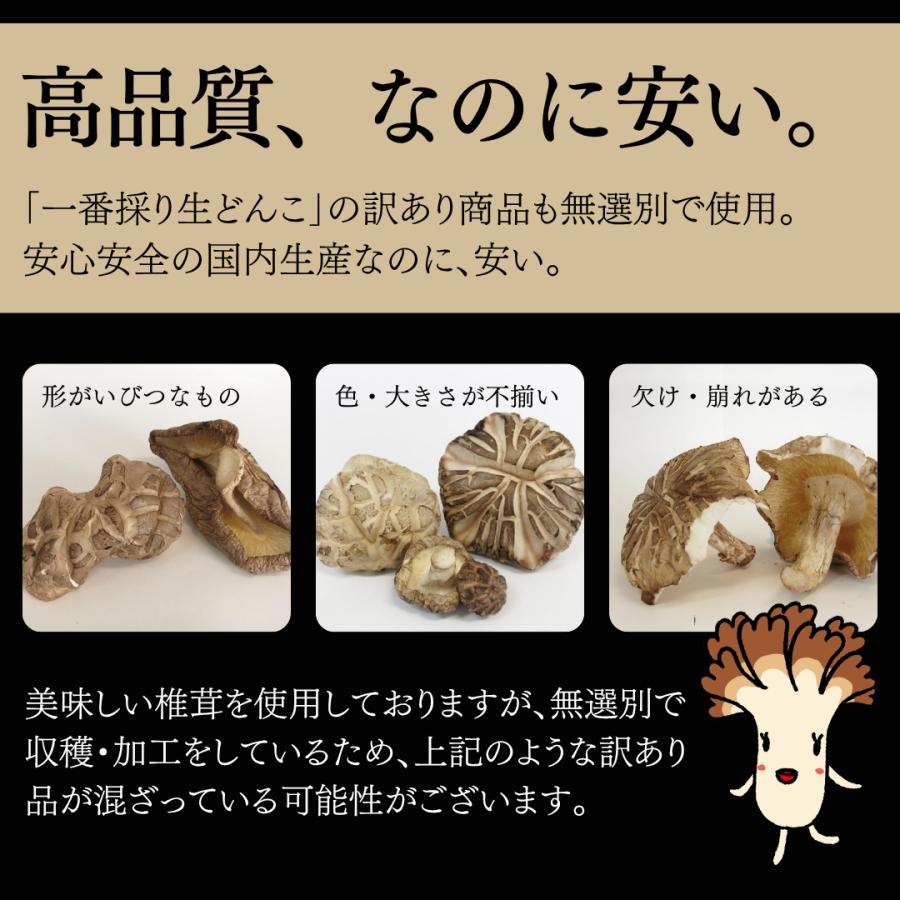ホクト 【訳あり】国産 干し椎茸 500g【送料無料】 100g×5個 干し
