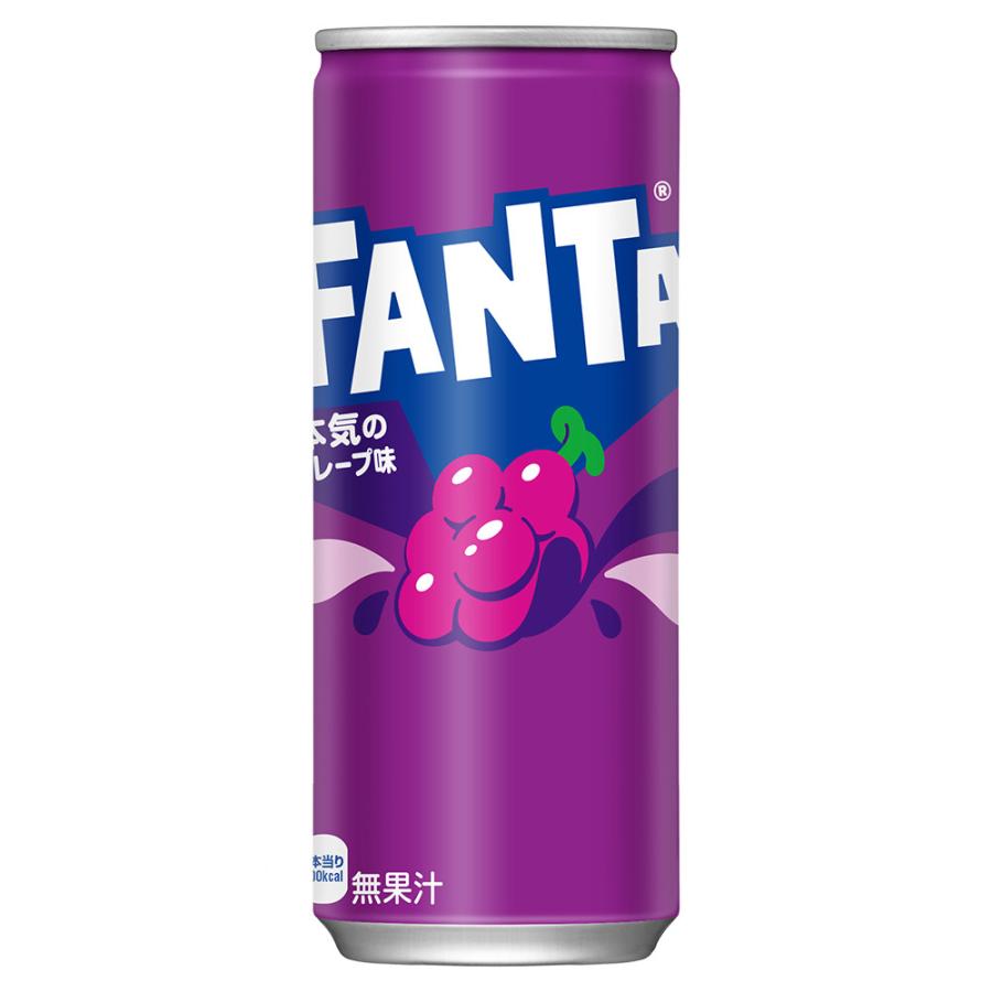 ファンタ グレープ 250ml缶×30本【3箱まで1口送料で発送可能】 コカ