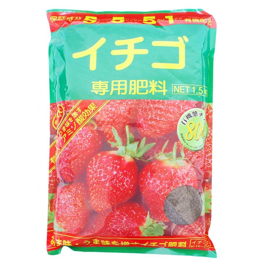 肥料 イチゴ専用肥料 1 5kg 北越農事yahoo ショップ 通販 Yahoo ショッピング