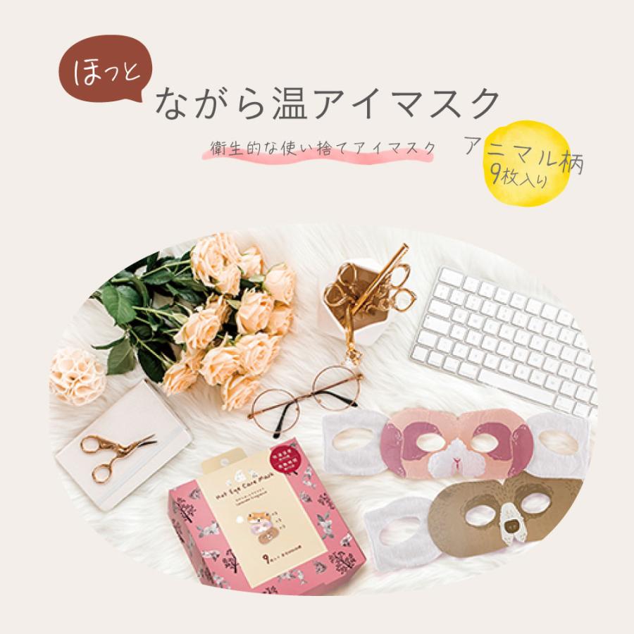ながら温アイマスク アイマスク 使い捨て ホットアイマスク 9枚入 追跡