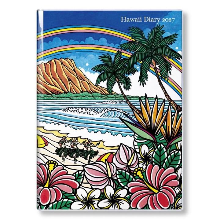 廃盤リトルツリー ハワイ マイタイ　usdm hawaii ハワイ ハワイダイアリー 2027 TAMO ハワイ手帳 ミニ A6版 月間 ノート