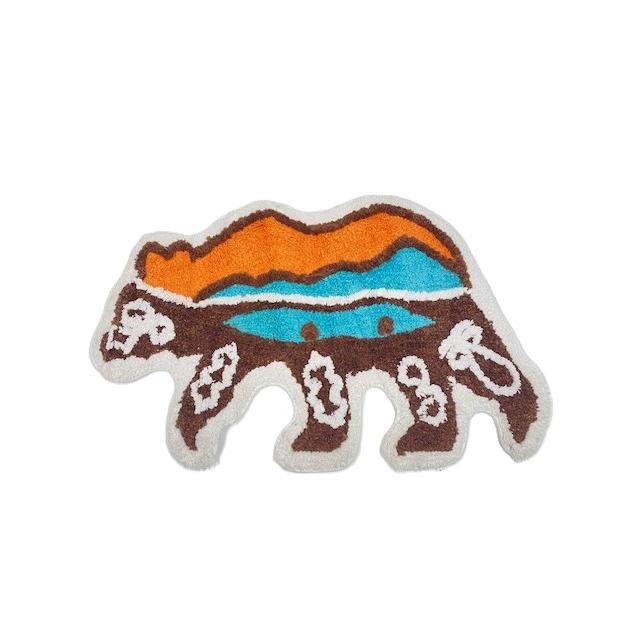 熊の家 キムンカムイ アイヌ文様 藤戸康平 インド綿 ラグジュアリー