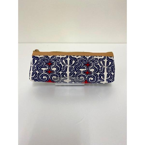 アイヌ帆布 マチ付 ペンケース アイヌ文様 アイヌ紋様 グッズ 小物入れ