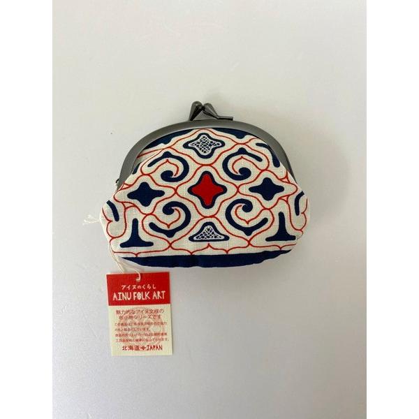 送料込み アイヌのくらし 3.3寸 小銭入れ アイヌ文様 アイヌ紋様