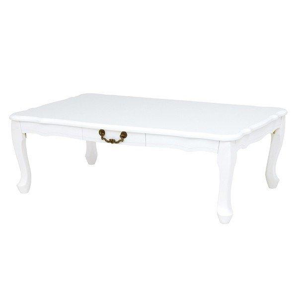 期間限定特価 折れ脚テーブル 折りたたみローテーブル 木製 幅100cm 奥行60cm 猫足 姫系 Mt 6031wh ホワイト 白 正規品 Aleefsurgical Com