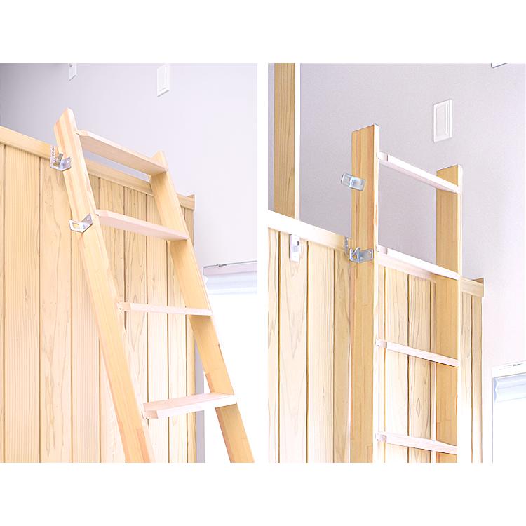 【カットサンプル】北欧ラダー 1段分 木製ロフトはしご 梯子 ハシゴ 階段 ベッド DOLLE (ドーレ)｜hokuo-no-mori｜07