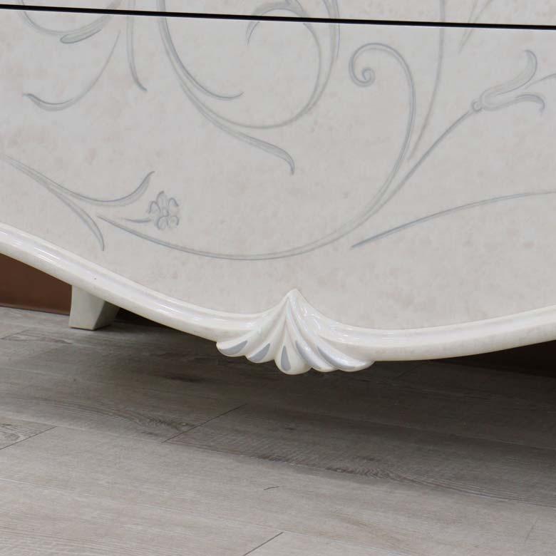 サルタレッリ ジュリエッタ 3段チェスト サイドボード 白家具 123-081