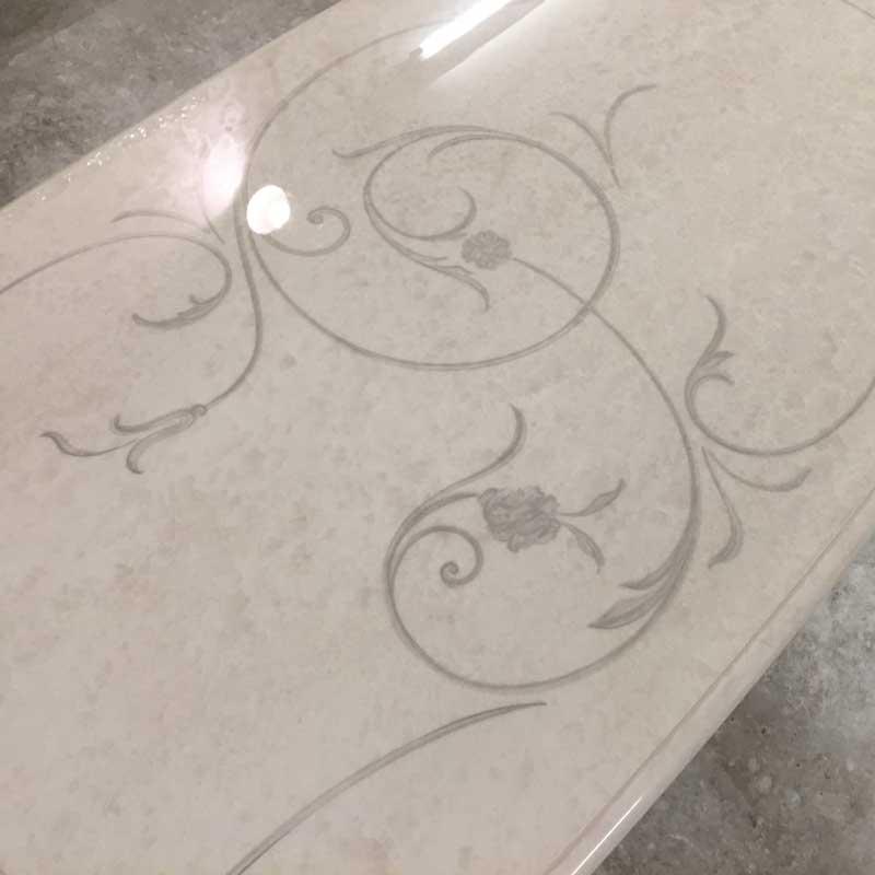 サルタレッリ ジュリエッタ リビングテーブル アイボリー ロー