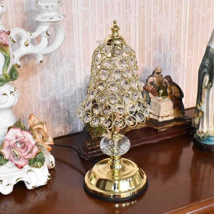 アンティーク調薔薇のスタンドライトロココ調タッチセンサー三