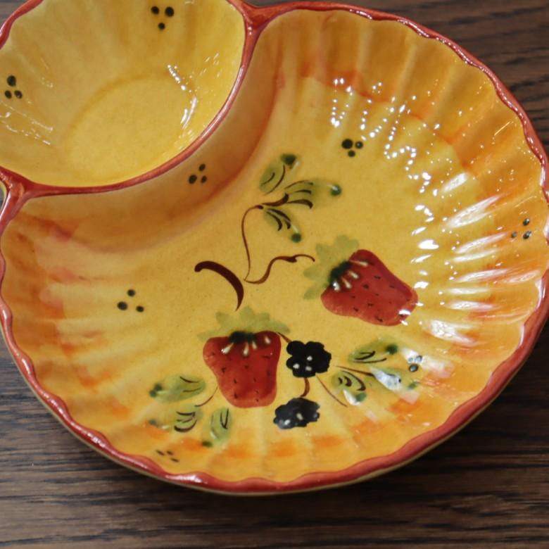 ポルトガル コンビトレー 皿 フルーツ柄 ベリー : インテリア北欧Yahoo