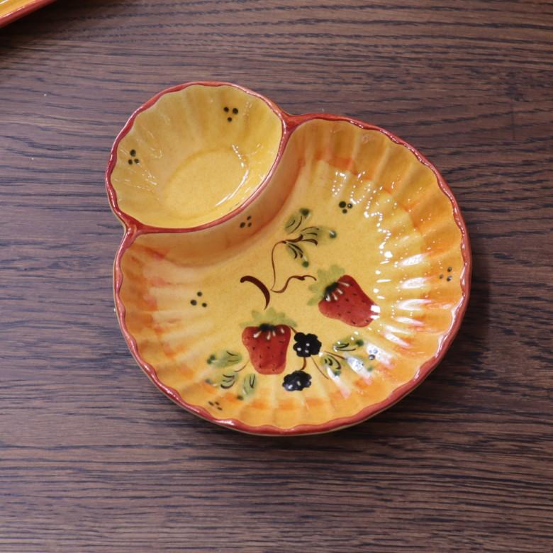 ポルトガル コンビトレー 皿 フルーツ柄 ベリー : インテリア北欧Yahoo