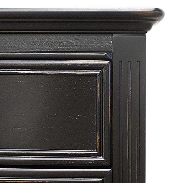 東海家具工業 5段チェスト スリムチェスト 45cm幅 アンティーク