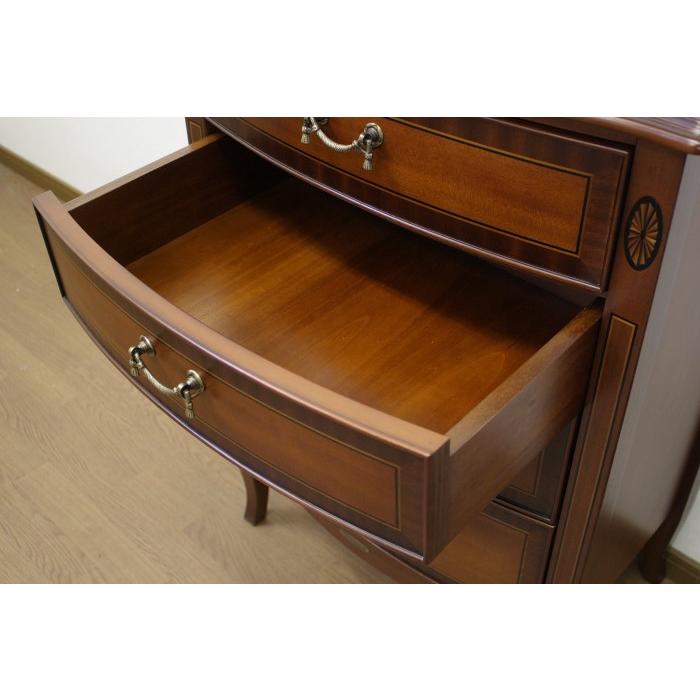 東海家具工業 4段チェスト 60cm幅 象嵌 東海家具 ベネチア 774589