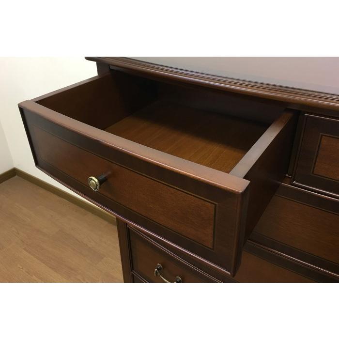 東海家具工業 5段チェスト ハイチェスト 6引出 90cm幅 象嵌 東海家具