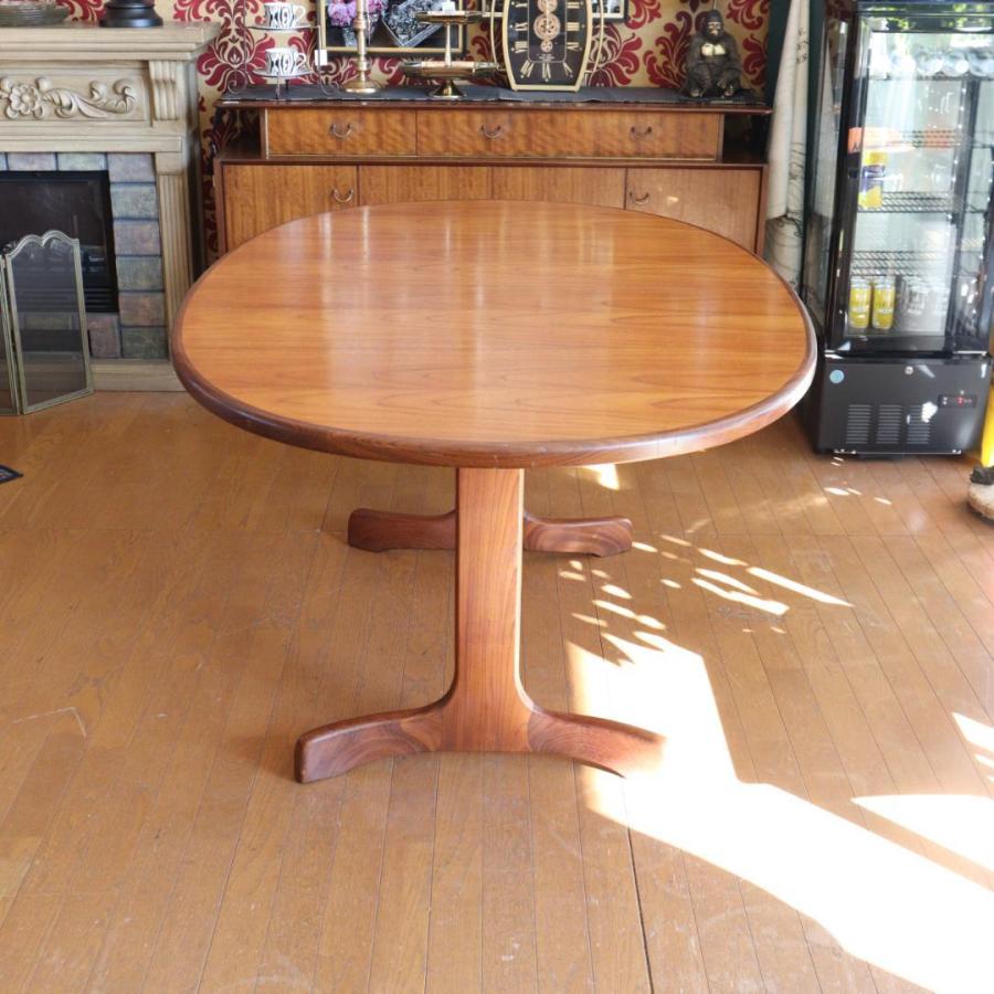 ダイニングテーブル 伸長式 G-plan イギリス チーク ホエールレッグ