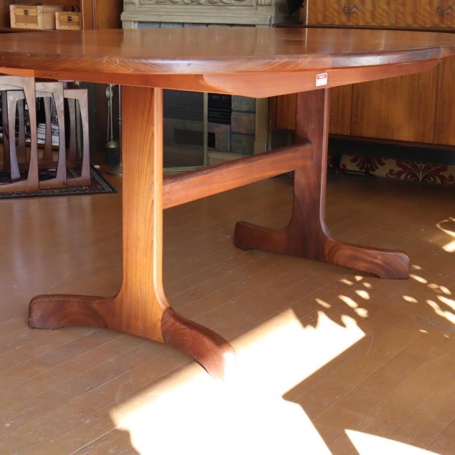 ダイニングテーブル 伸長式 G-plan イギリス チーク ホエールレッグ