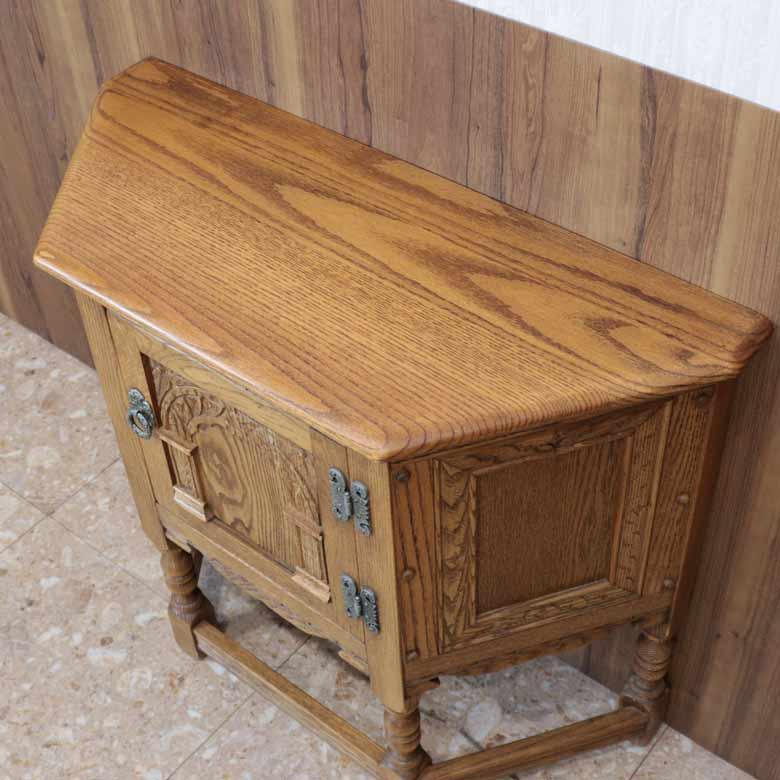 オールドチャーム Old Charm カンテッドテーブル スモールキャビネット 