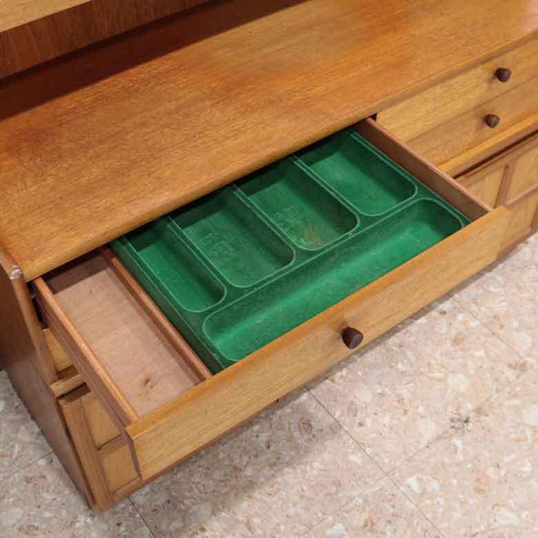 キャビネット ネイサン カップボード イギリス チーク 完成品 NATHAN 